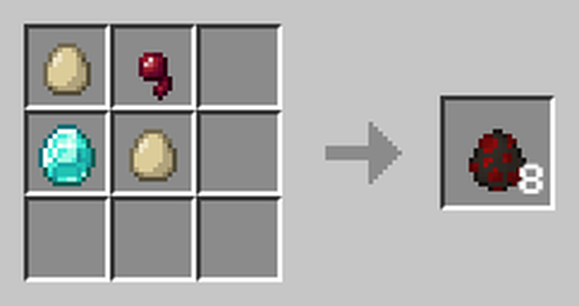 Craftable spawn eggs. Minecraft Data Pack