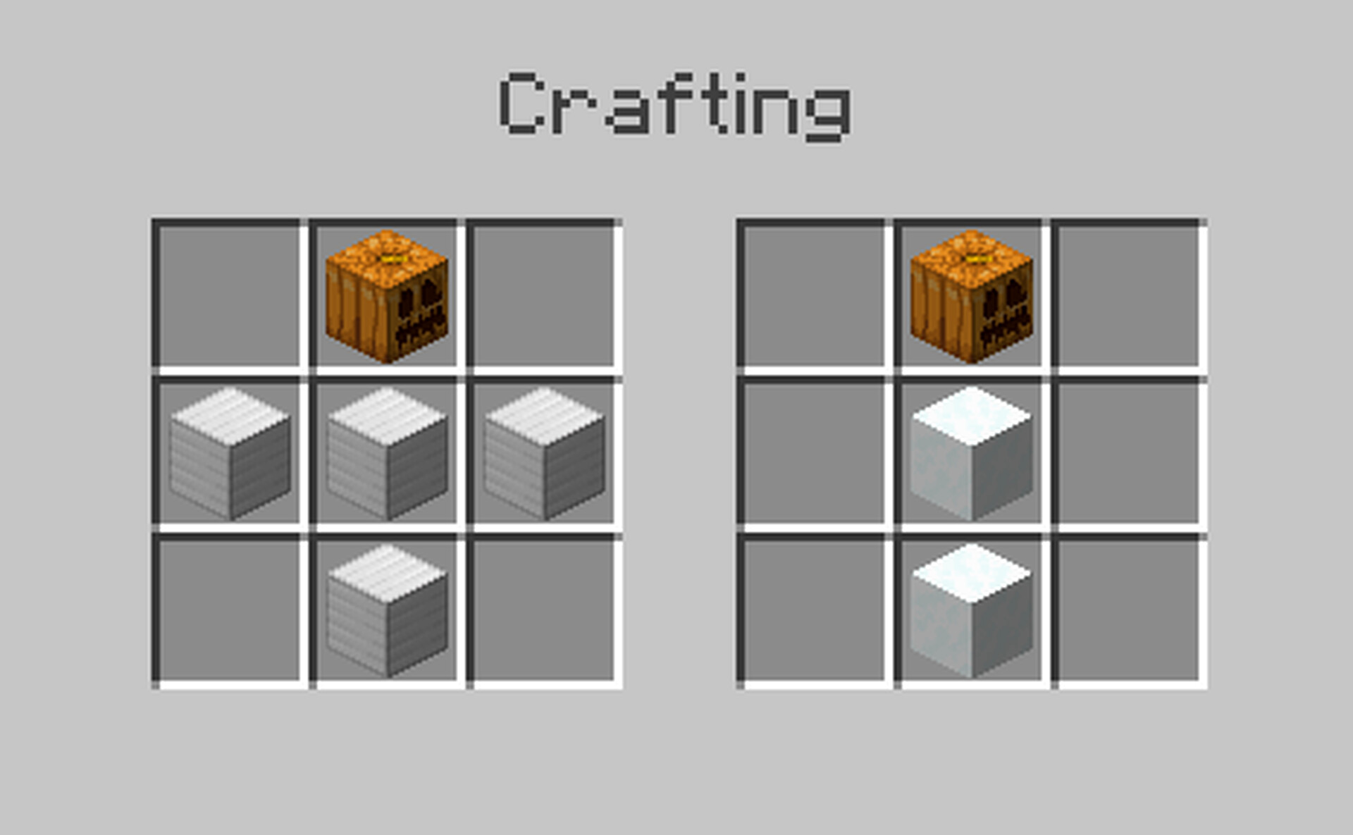 Golem Recipes Minecraft Data Pack