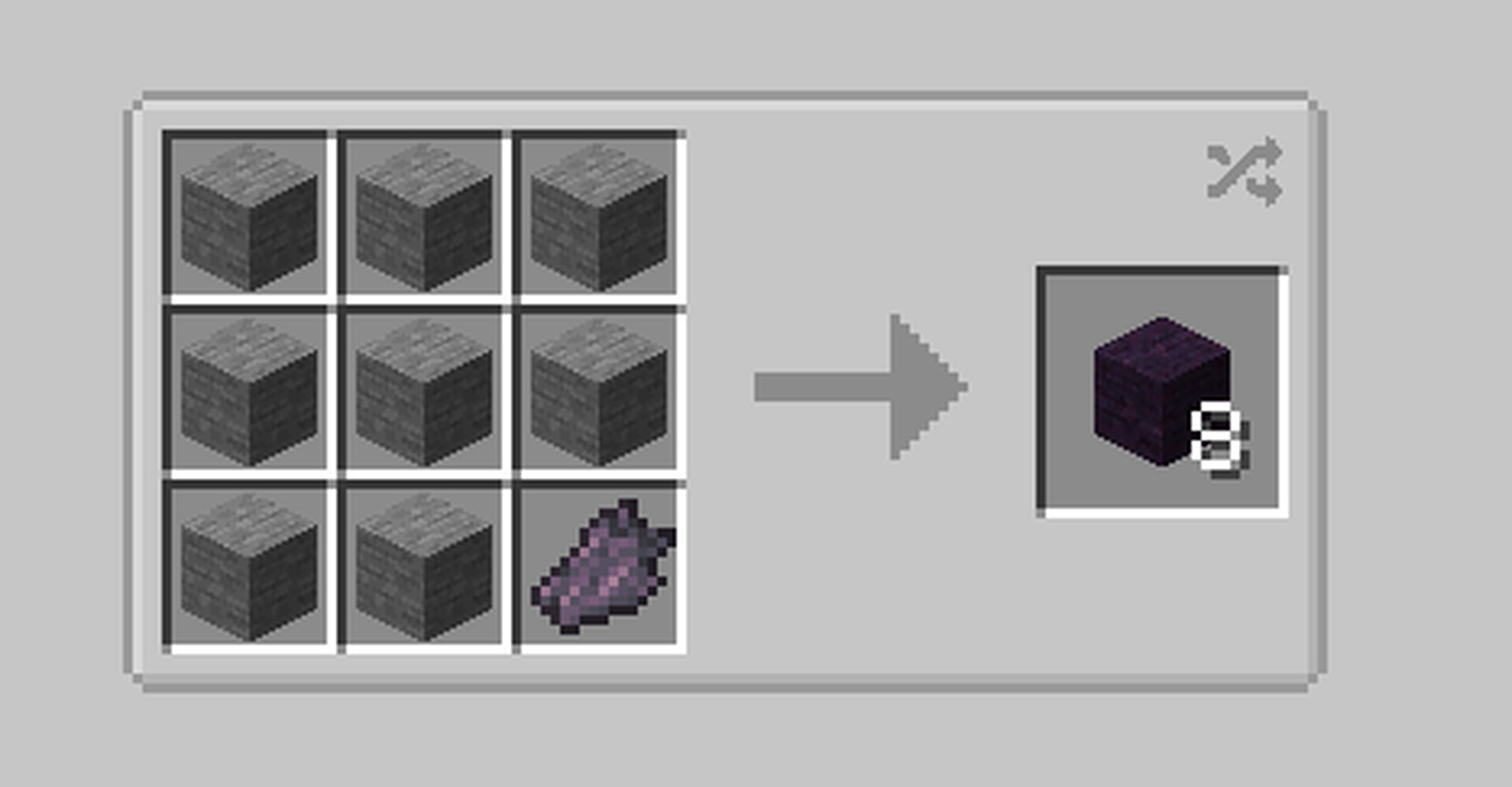 Command Block Recipe for Cracker's Wither Storm Mod Minecraft Data Pack