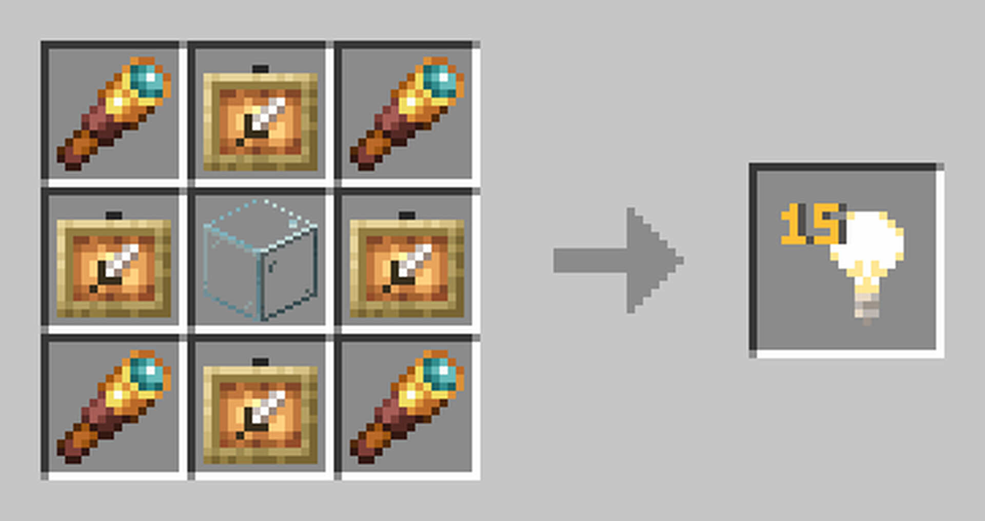 Craftable Minecraft Light block Minecraft Data Pack