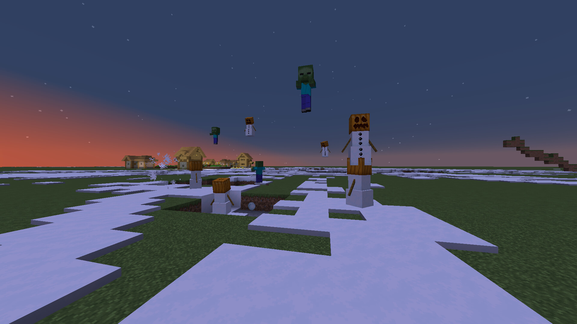 Snow Golems Shoot Snow Golems Minecraft Data Pack