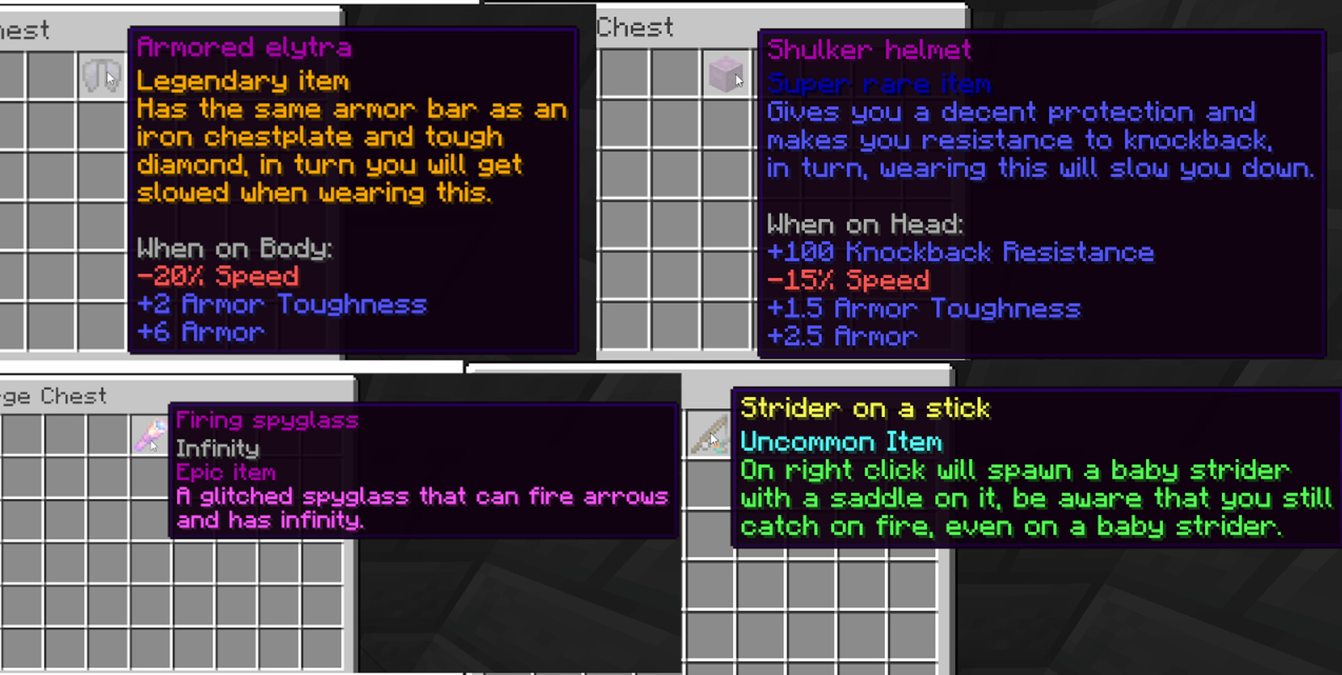 Notgamer's better loot table Minecraft Data Pack
