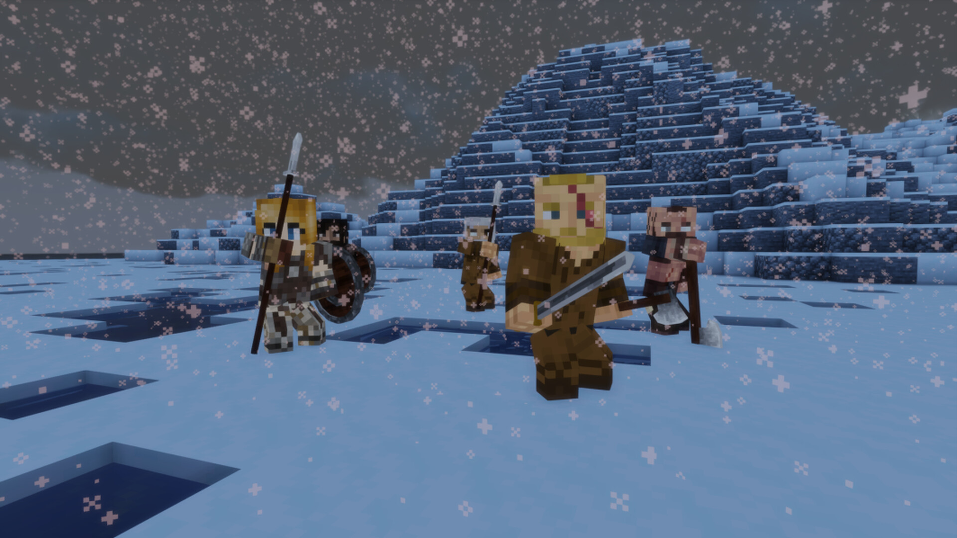 Custom Model NPC Vikings (Works with all Skins) [Free Download] Minecraft Data Pack