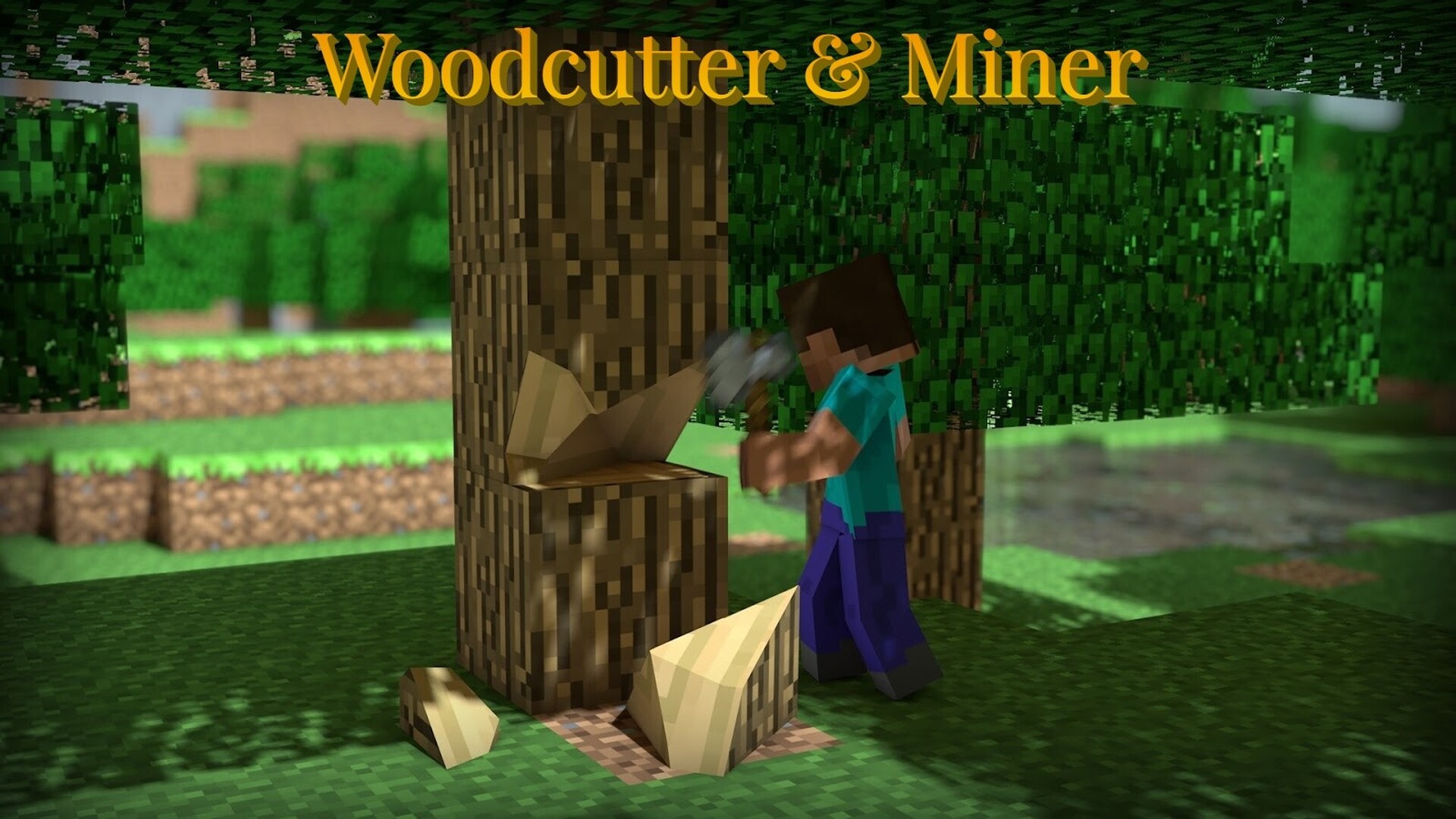 Woodcutter and Miner v1.5 Minecraft Data Pack