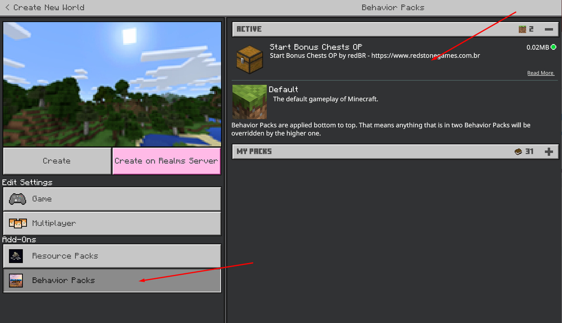 Start Bonus Chest OP [Java] and [Bedrock] Minecraft Data Pack