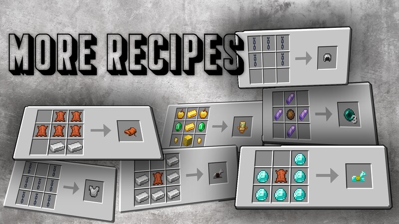 More Recipes! Minecraft Data Pack