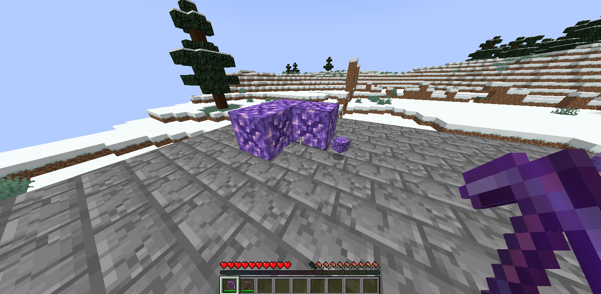 You can get budding amethyst with silk touch Minecraft Data Pack