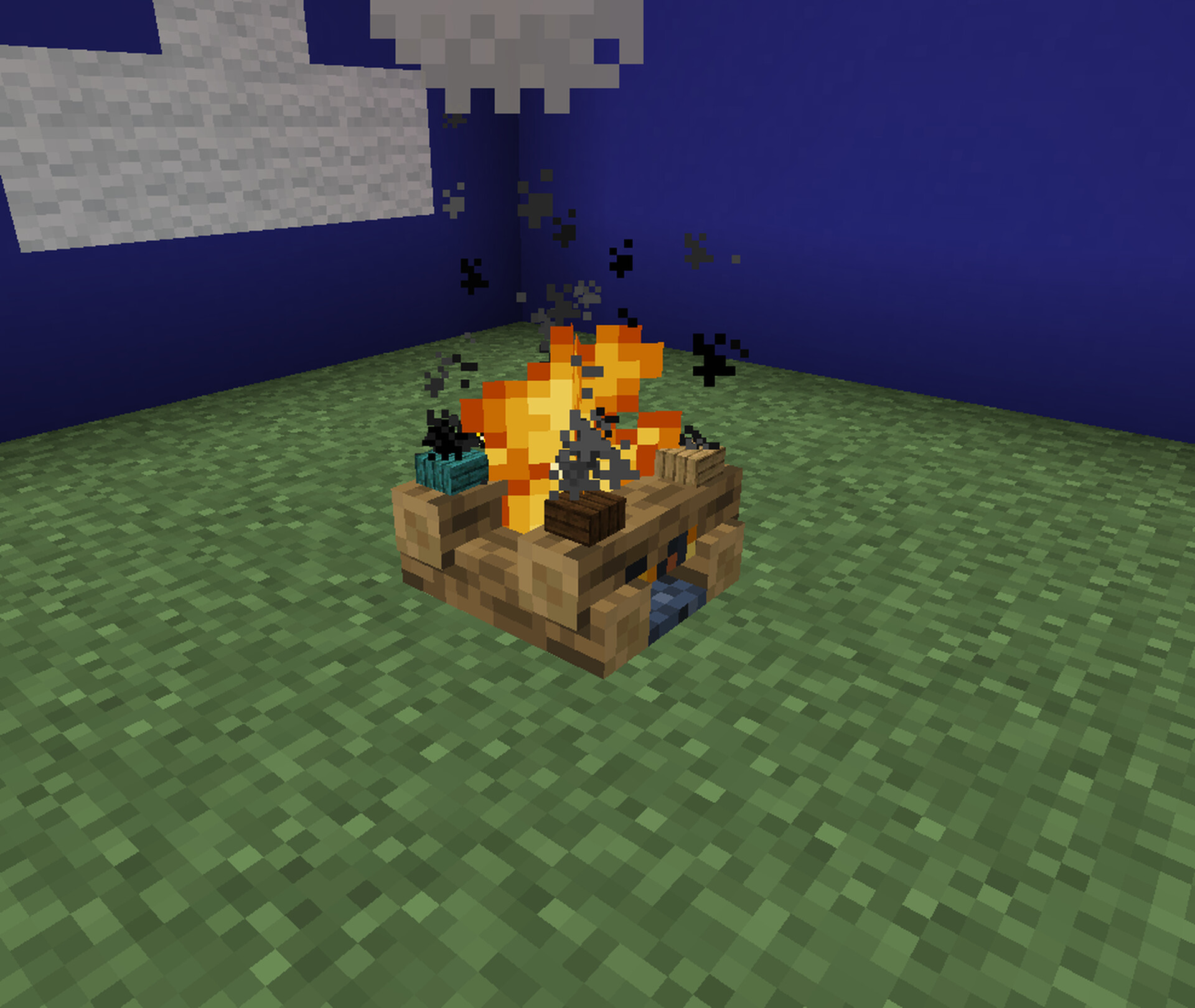 Planks to charcoal Minecraft Data Pack