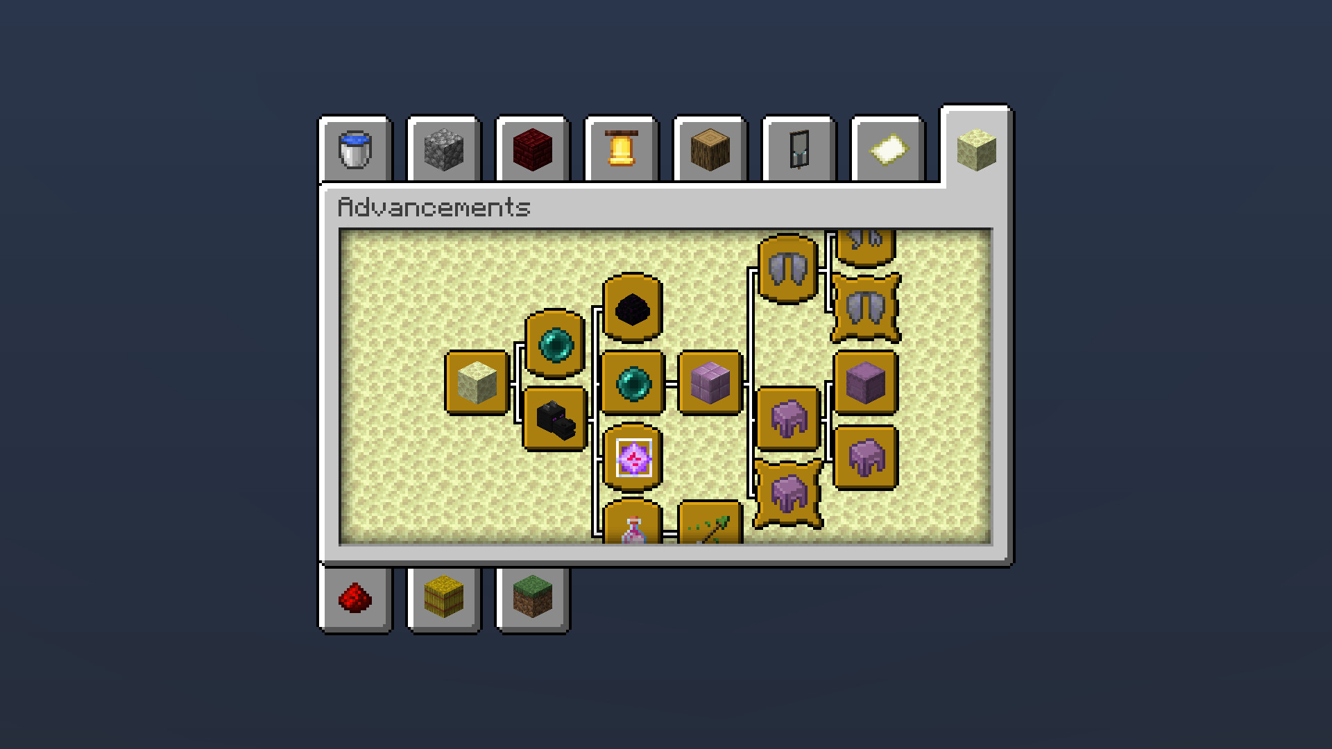 Java Edition Advancements - Eternal Challenges Minecraft Data Pack