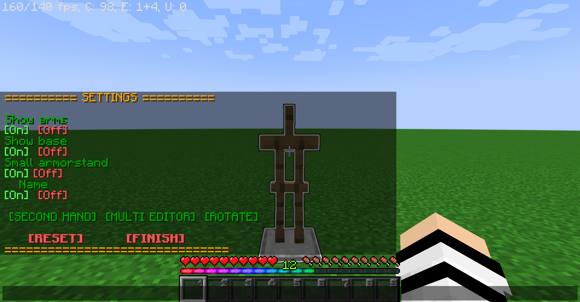 Survival Armor Stand Editor PL/EN Version Minecraft Data Pack