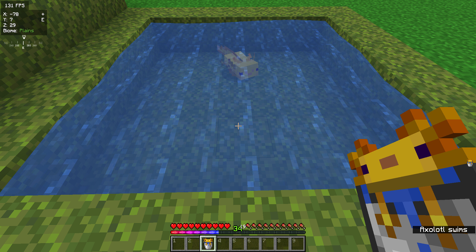 Colorful Axolotl Buckets Minecraft Data Pack