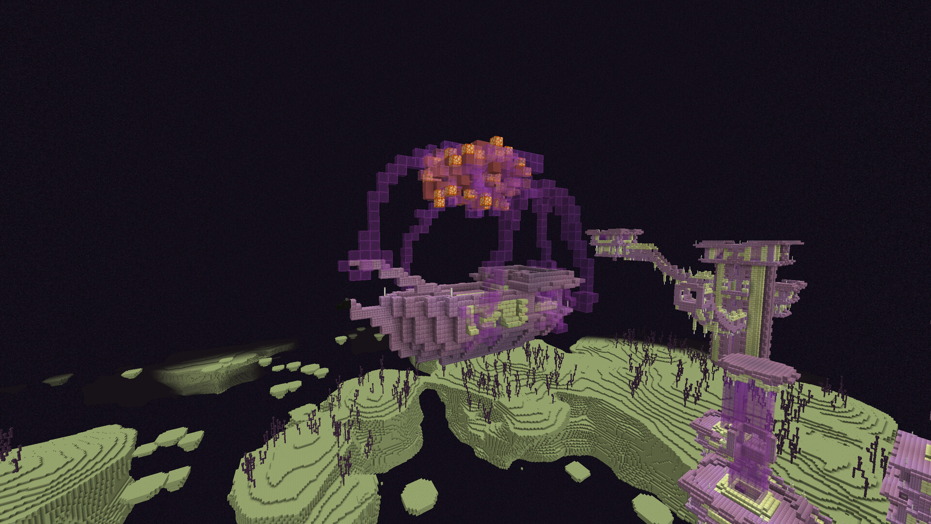 Luminous End Oops! All End Cities Minecraft Data Pack