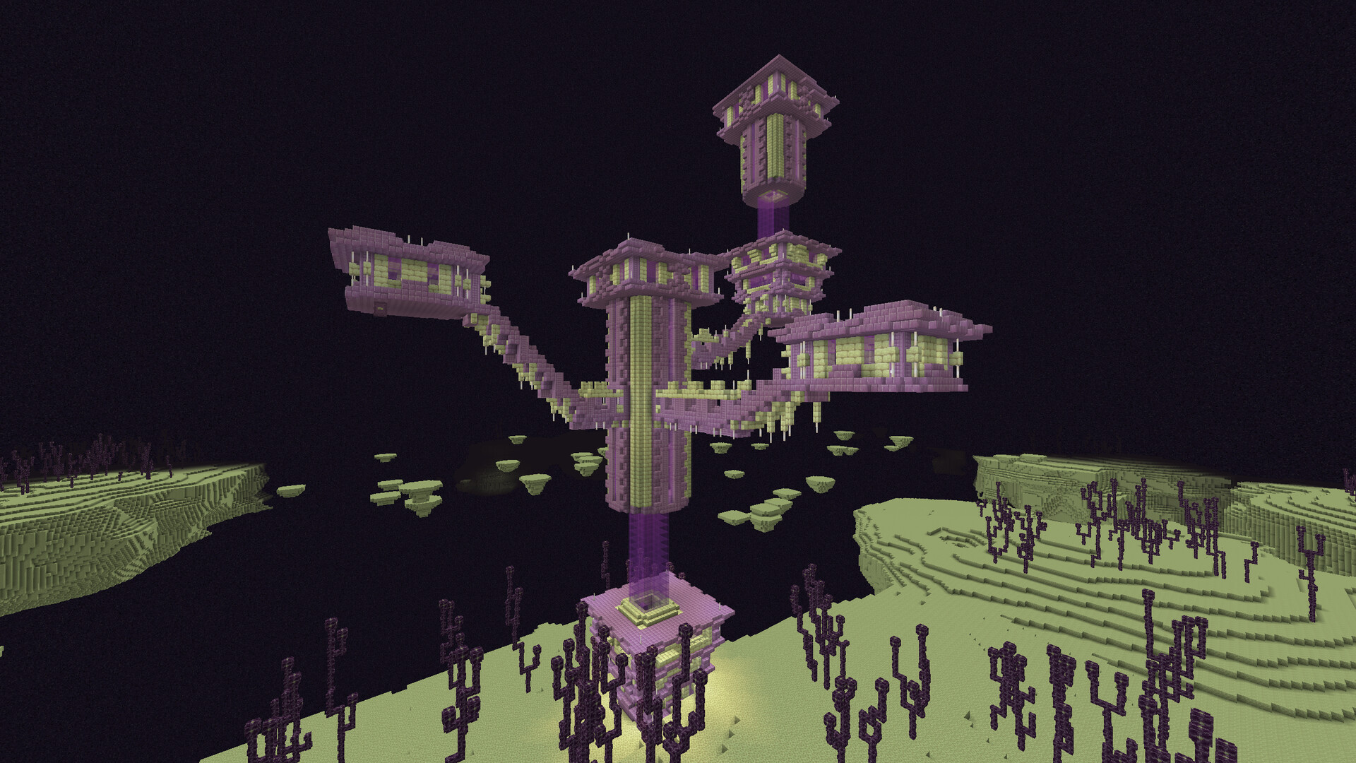Luminous End Oops! All End Cities Minecraft Data Pack