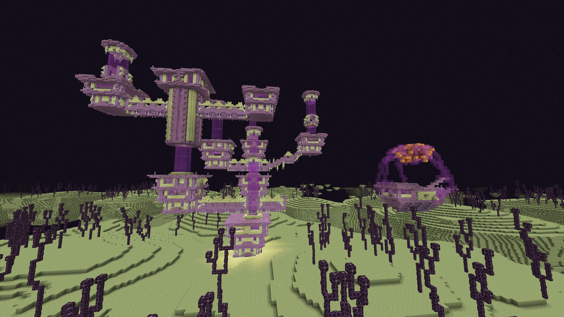 Luminous End Oops! All End Cities Minecraft Data Pack