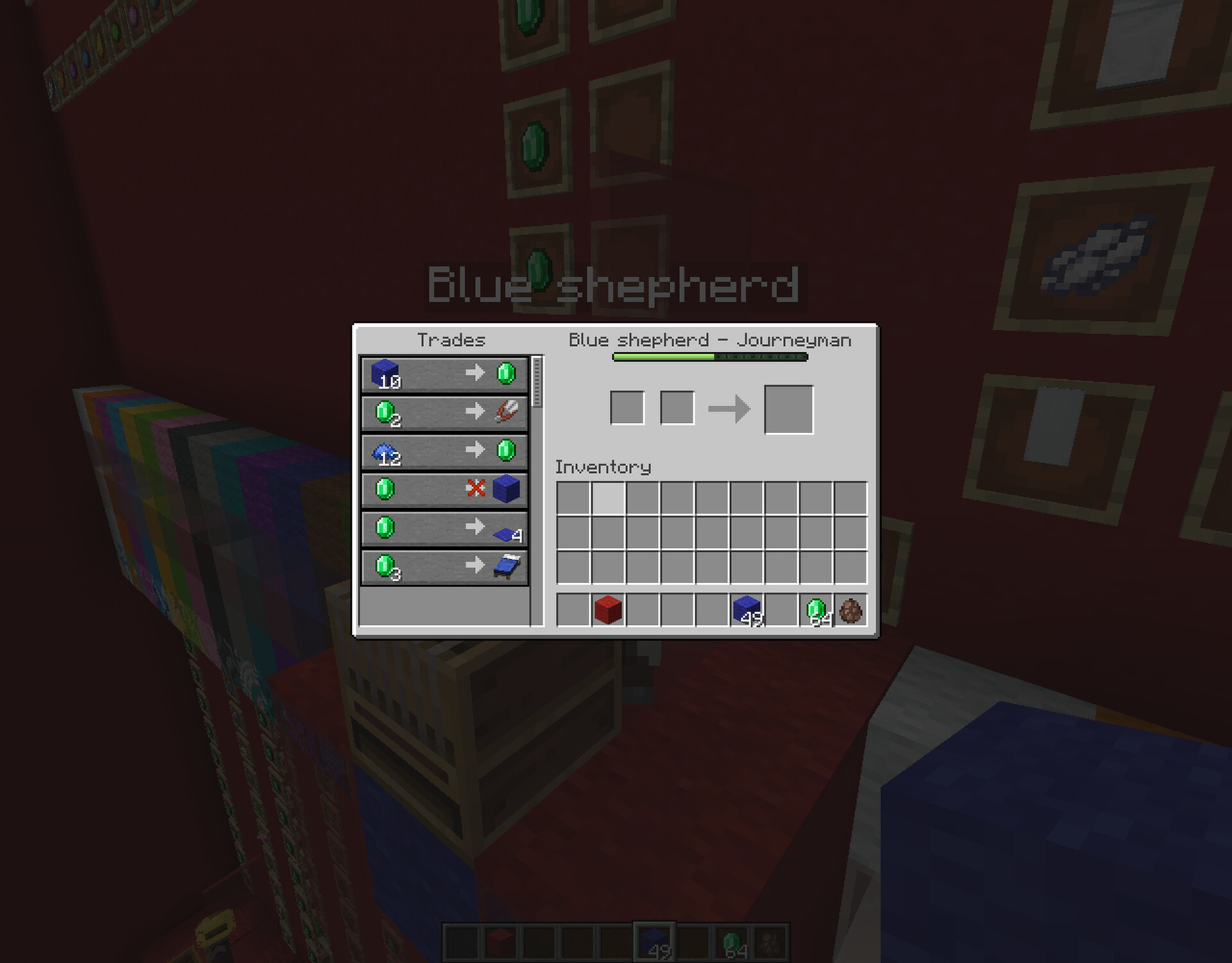 Custom villagers professions with custom buildable workstations FOR