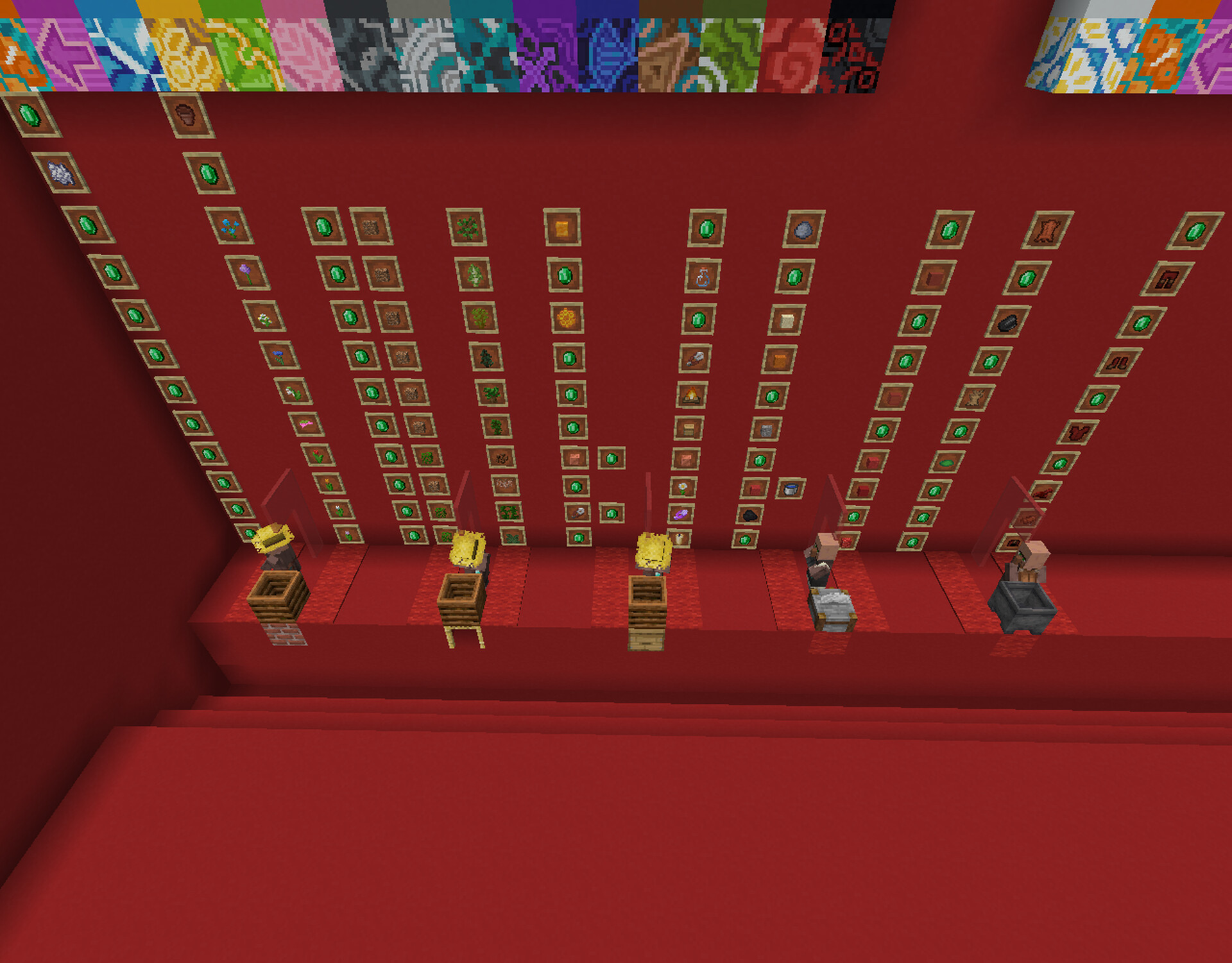 Custom villagers professions with custom buildable workstations FOR