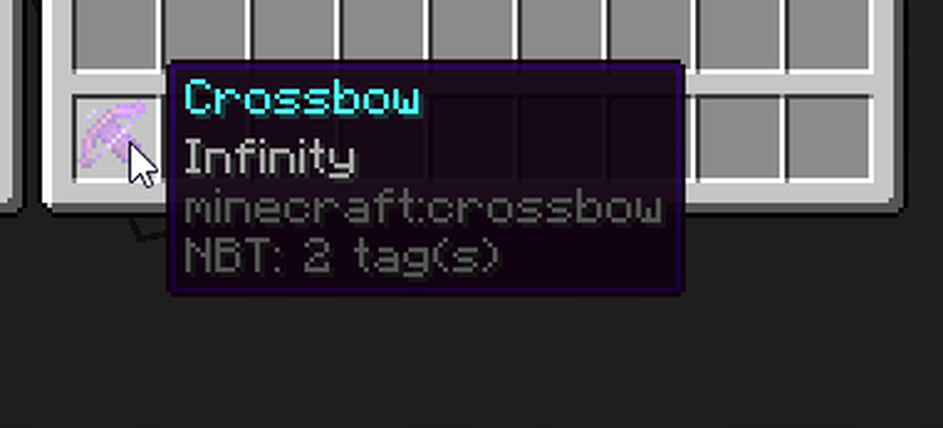 Infinity Crossbow Minecraft Data Pack
