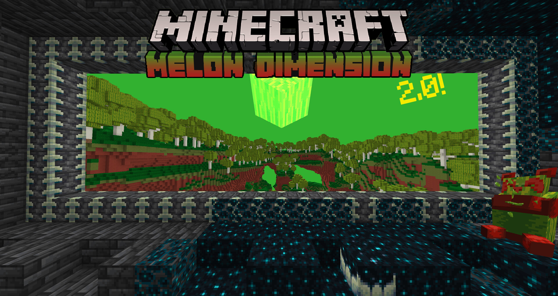 The Melon Dimension Datapack 2.0 Minecraft Data Pack