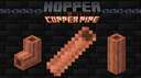 Hopper Copper Pipe [ 1.0 ] Small rebalancing datapack Minecraft Data Pack