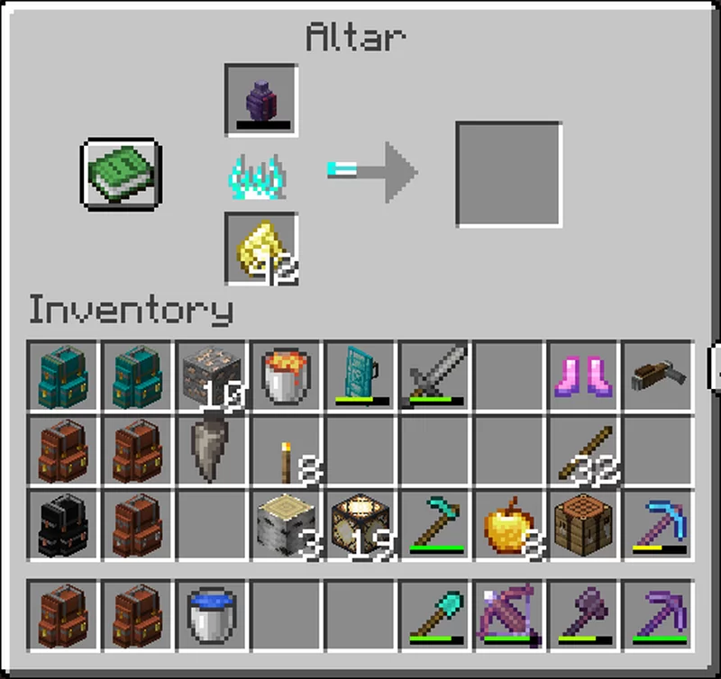 Create Diving Gear/Aether Altar Repair Compat Minecraft Data Pack