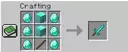 Recipe to craft the Diamond Greatsword! The Iron Greatsword use Iron Blocks and Iron Ingots, and the Gold Greatsword uses Gold Blocks and Gold Ingots!