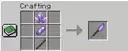 Recipe for the Amethyst Glaive!