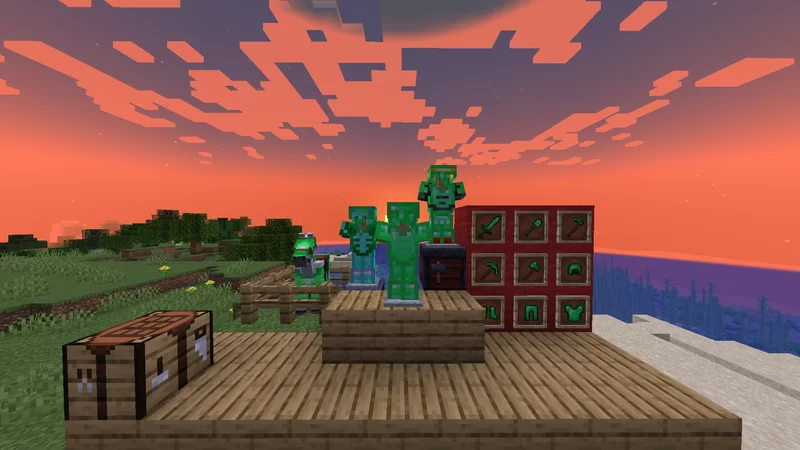 Emerald Armor And Tools [NO MOD] Minecraft Data Pack
