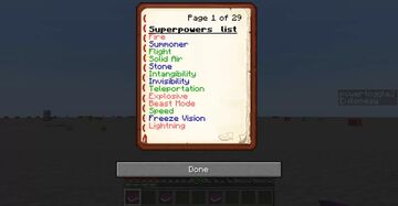 Powers (Super powers) V1.11 (Legacy) Minecraft 1.19-1.20.3 Minecraft Data Pack