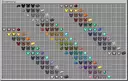 An Armored Elytra for every Armor Trim Material on the sides and every dyed Armored Elytra in the middle