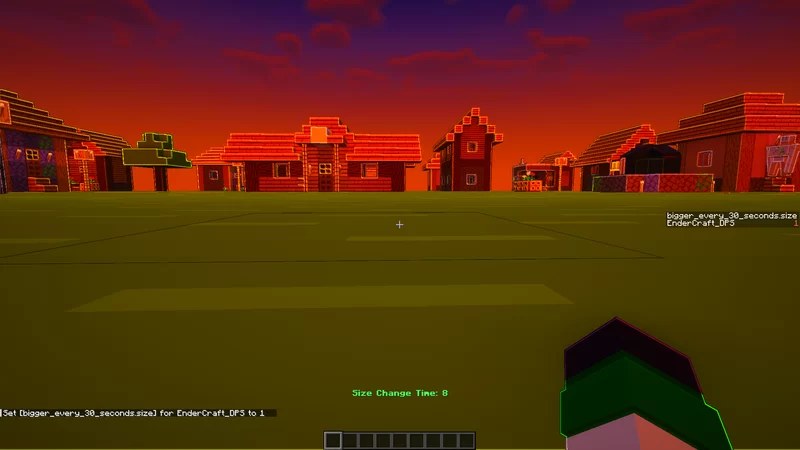 Every 30 Seconds You Get Bigger And Smaller [Updated] Minecraft Data Pack