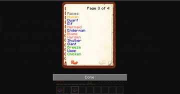 Races (Fantasy Races) Minecraft Data Pack