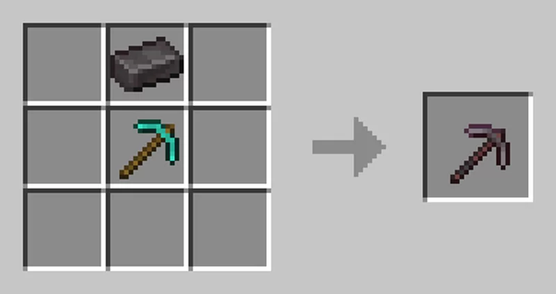 Ez netherite upgrades /NO SMITHING TEMPLATE/ Minecraft Data Pack