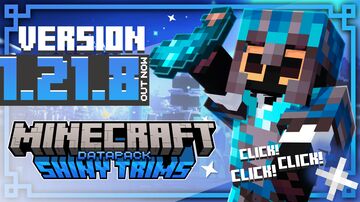 💎 Shiny Trims! Make it Glow! 1.21.7 & 1.21.8 Minecraft Data Pack