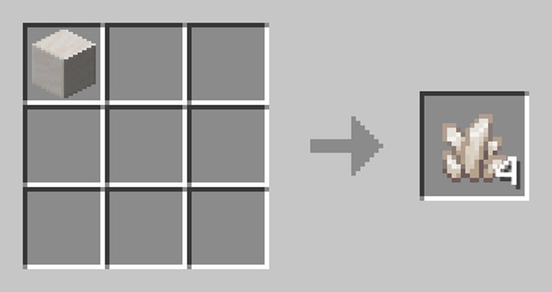 Block of Quartz to Quartz