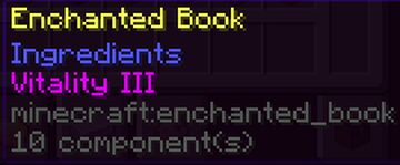 Vitality [Custom Enchantment] 1.21.4 Minecraft Data Pack
