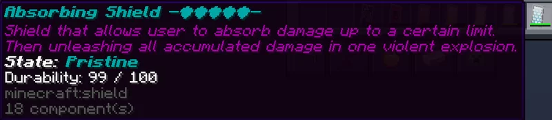 Absorbing Shield ~ [1.21.6] Datapack Minecraft Data Pack