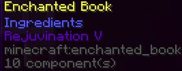 Rejuvination [Custom Enchantment] 1.21.4 Minecraft Data Pack
