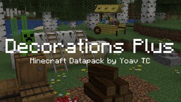 Decorations Plus [1.21.8] Minecraft Data Pack