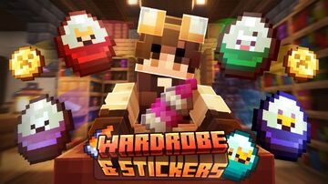 👗 Wardrobe & Stickers | your adventure, your style 1.21.7-8 Minecraft Data Pack