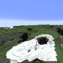 Normal world type -> Floating Islands world type (only biomes are river and frozen river) Minecraft Data Pack