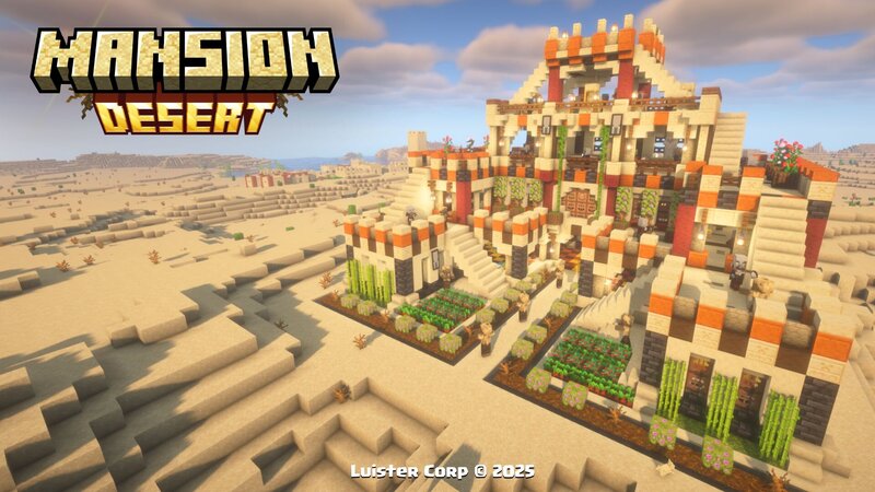 Desert Pillager Mansion 🌵 [1.20 to 1.21.8]