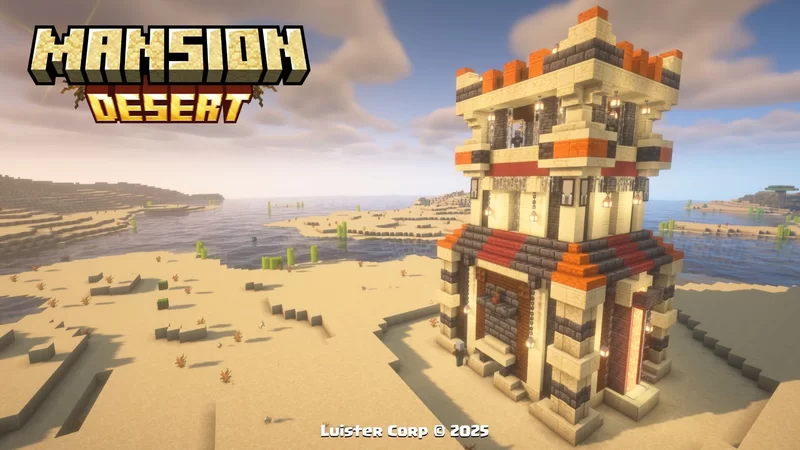 Desert Pillager Mansion 🌵 [1.20 to 1.21.8]