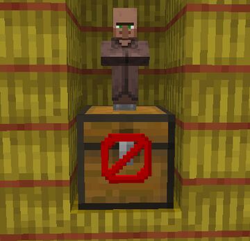 No chests in villages Minecraft Data Pack
