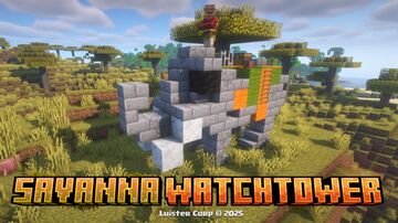 Savanna Watchtower 🍂 [1.20 to 1.21.8] Minecraft Data Pack