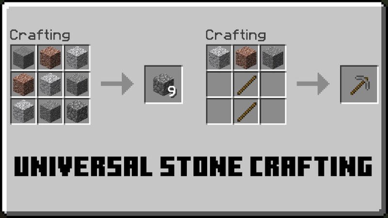 Use All Overworld Stone for Crafting!
