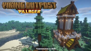 Viking Pillager Outpost 🪵(1.20 - 1.21.10) Minecraft Data Pack