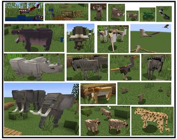 Tanks 1.19.4~1.20.1 animated animals datapack Minecraft Data Pack