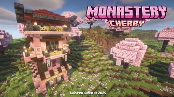 Cherry Grove Monastery 🌸 [1.20 to 1.21.8] Minecraft Data Pack
