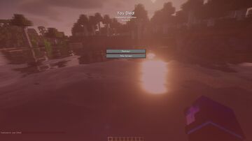 touch water = DIE Minecraft Data Pack