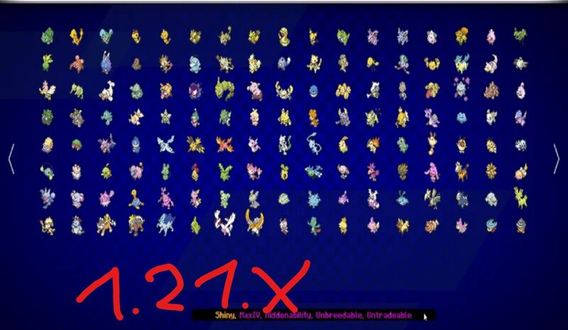 Pixelmon 1.21.1 ->Terapagos | Unlimited Starters, Every Pokemon, Big Screen, Hiddenability, Max IV, Shiny Toggleable!